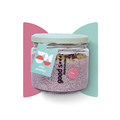 rose pistachio chia pudding