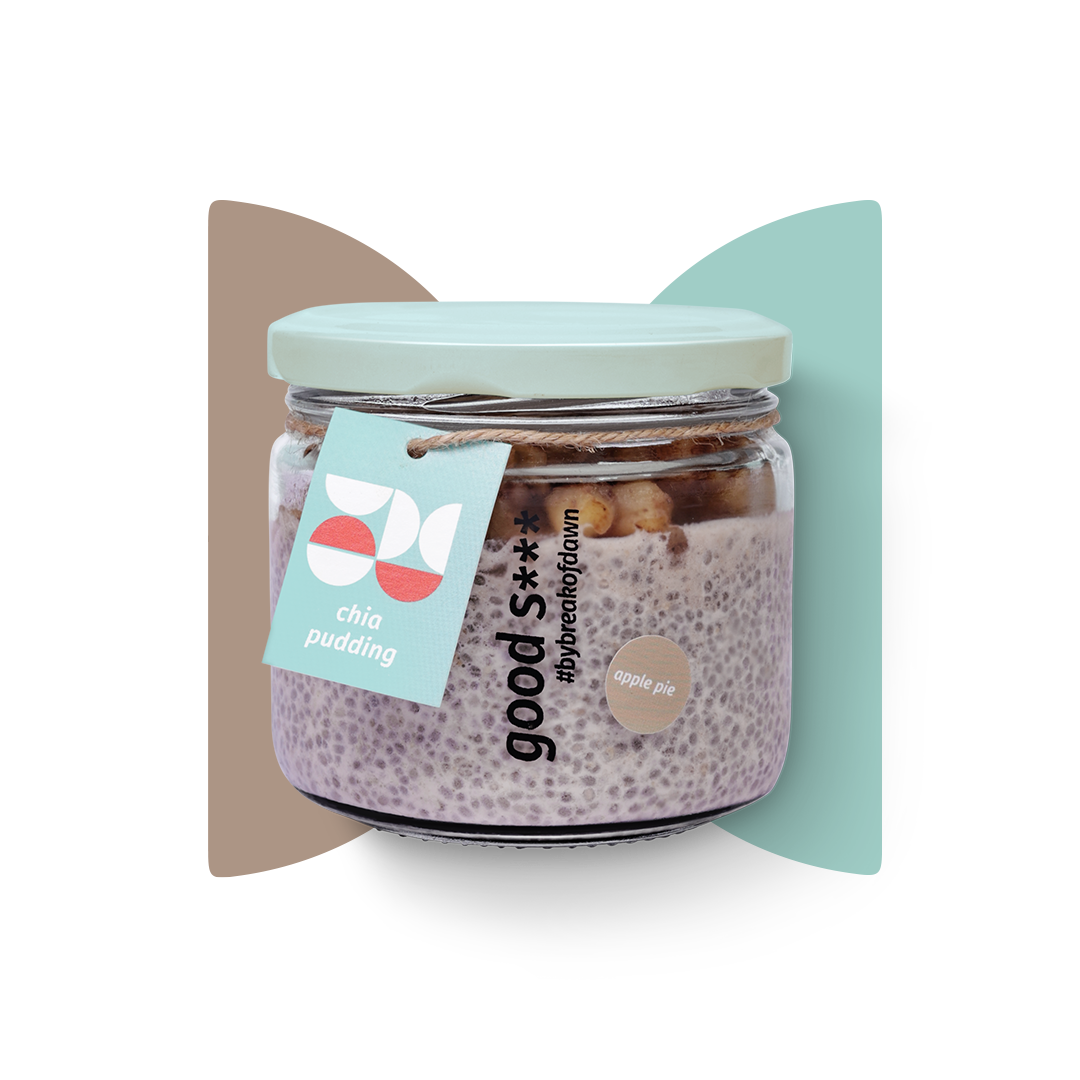 apple pie chia pudding