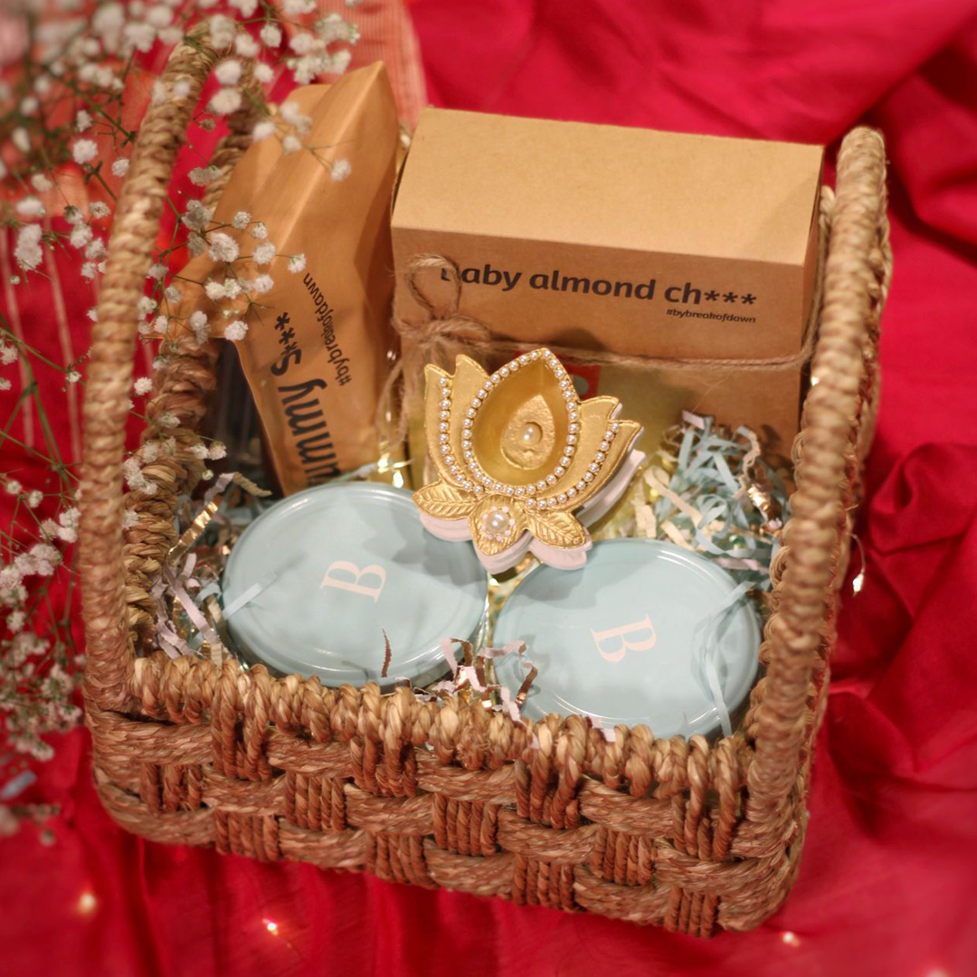 hand crafted jute basket (small)